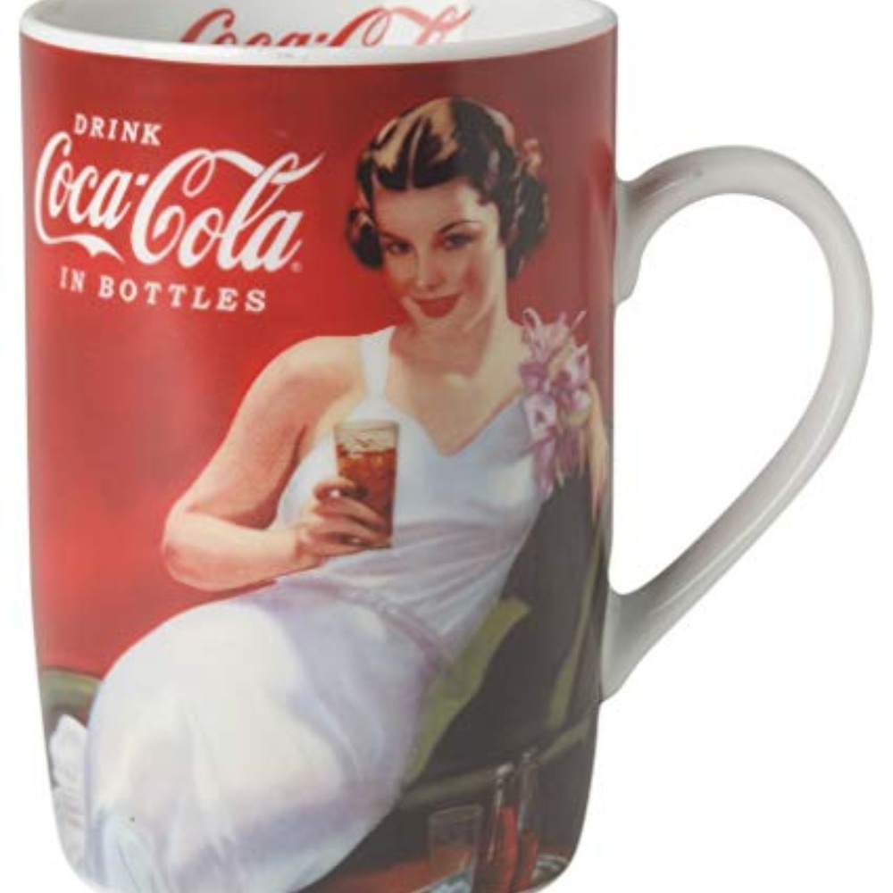 Coca Cola Coffee Mug Evening Gown Coke Girl NIB